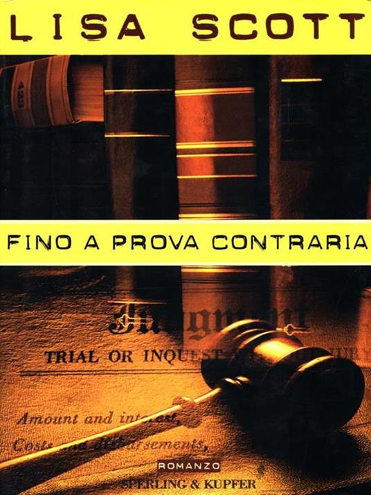 Fino a prova contraria - Lisa Scott - copertina