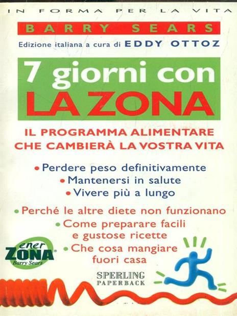 Sette giorni con la Zona - Barry Sears - 2