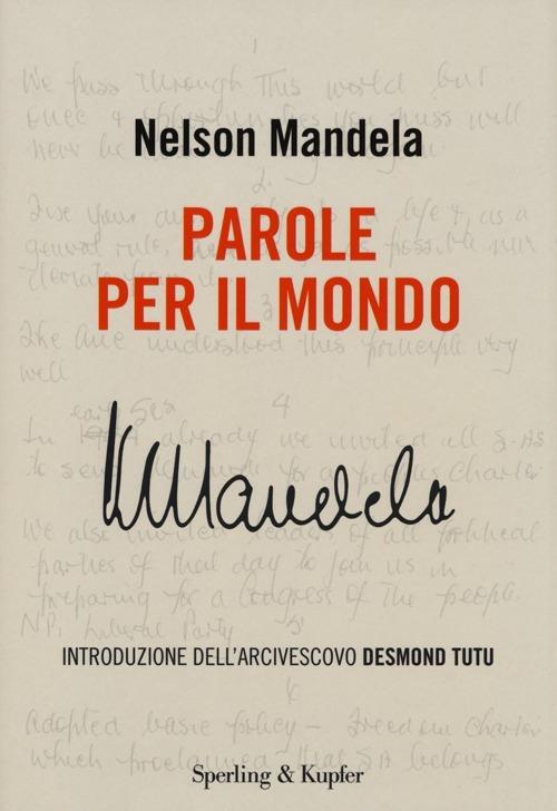 Parole per il mondo - Nelson Mandela - copertina