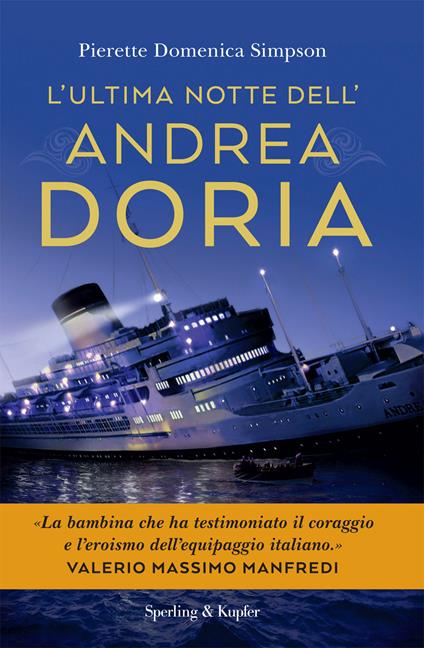 L' ultima notte dell'Andrea Doria - Pierette Domenica Simpson - copertina