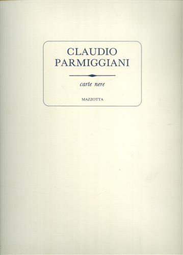 Carte nere - Claudio Parmiggiani - copertina