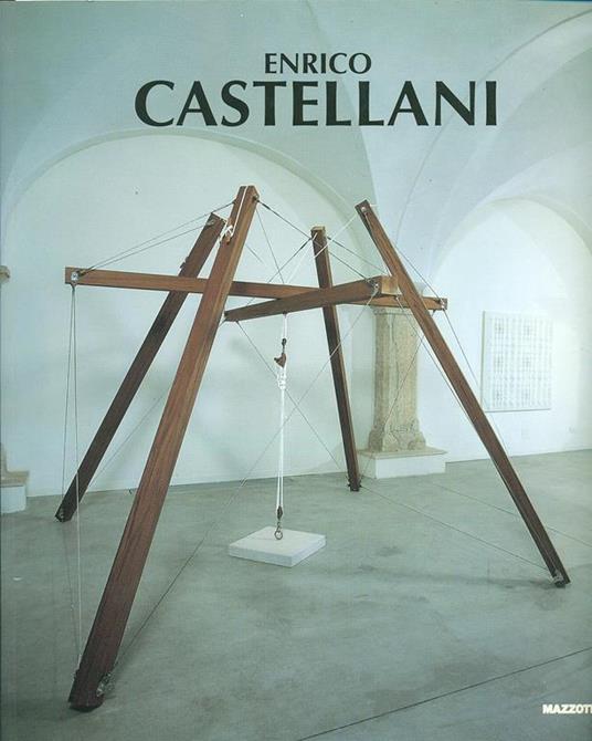 Enrico Castellani. Catalogo della mostra (Trento, 1999). Ediz. italiana e inglese - copertina