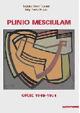 Plinio Mesciulam. Opere 1948-1954. Ediz. illustrata - copertina