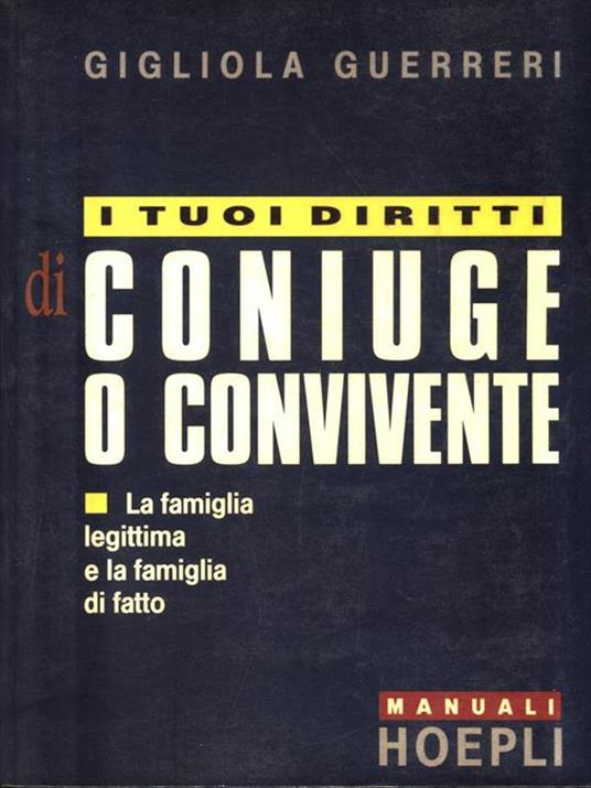 I tuoi diritti di coniuge o convivente - Gigliola Guerreri - copertina