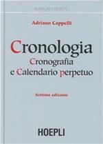 Cronologia, cronografia e calendario perpetuo. Con floppy disk