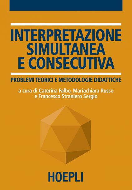Interpretazione simultanea e consecutiva - copertina