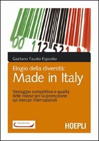 Elogio della diversità: made in Italy - Gaetano Fausto Esposito - copertina