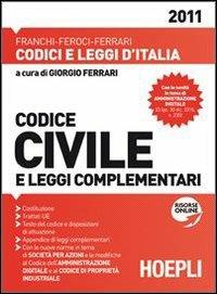  Codice civile e leggi complementari 2011 - copertina