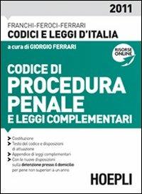 Codice di procedura penale 2011 - G. Ferrari - copertina