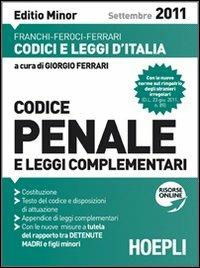 Codice penale 2011-2012. Ediz. minore - copertina