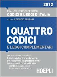 I quattro codici 2012 - copertina