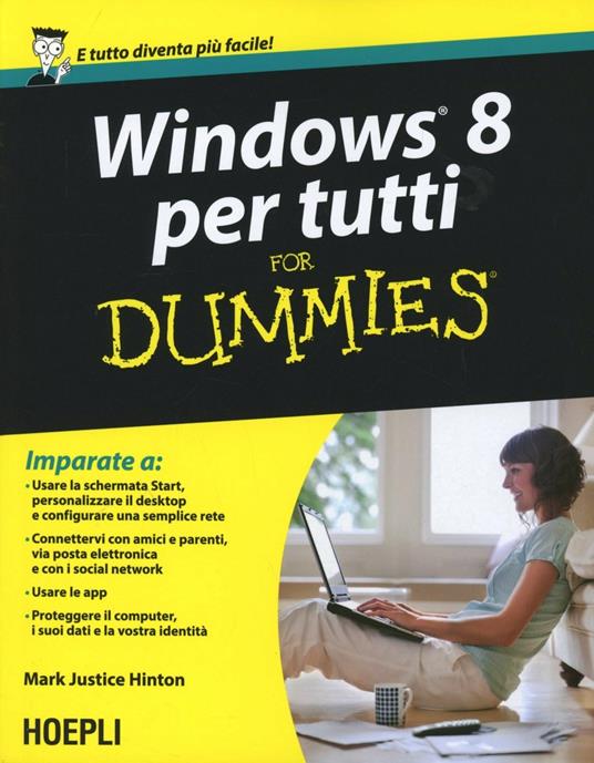 Windows 8 per tutti For Dummies - Mark J. Hinton - copertina
