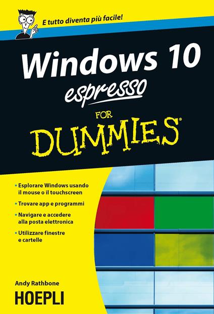 Windows 10 espresso For Dummies - Andy Rathbone - copertina