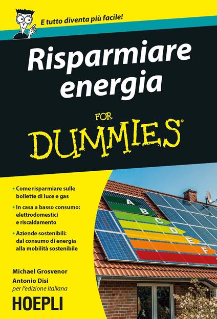 Risparmiare energia for Dummies - Michael Grosvenor - copertina