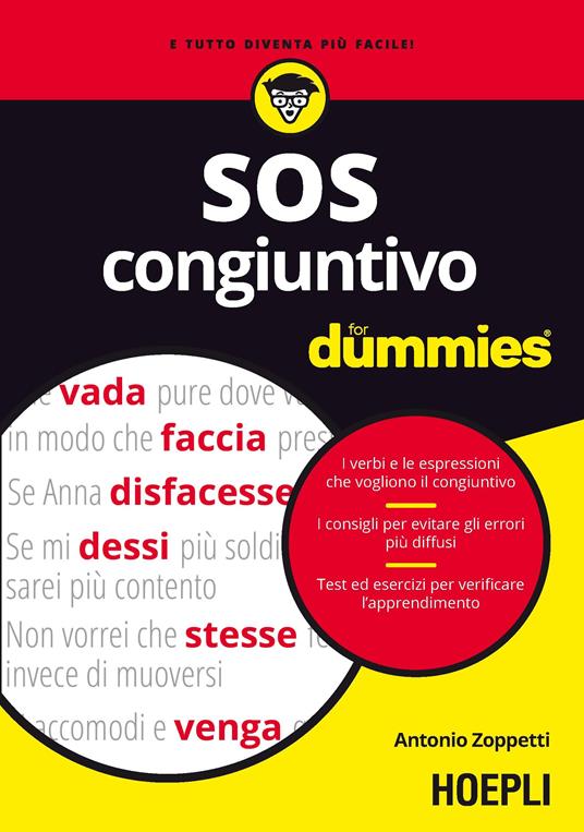 SOS congiuntivo For Dummies - Antonio Zoppetti - copertina