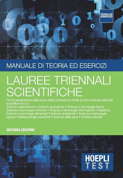 Hoepli Test. Manuale di teoria ed esercizi. Lauree triennali scientifiche - copertina