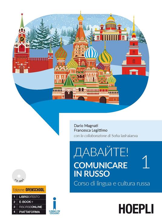 Comunicare in russo. Con CD. Vol. 1 - Dario Magnati,Francesca Legittimo,Sofia Iashaiaeva - copertina