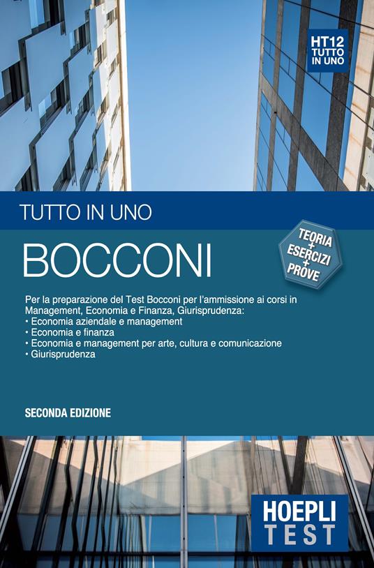 Bocconi. Tutto in uno. Per la preparazione del test Bocconi per l'ammissione ai corsi in management, economia e finanza, giurisprudenza - copertina