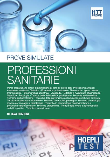 Hoepli test. Prove simulate. Vol. 7: Lauree triennali dell'area sanitaria. - copertina