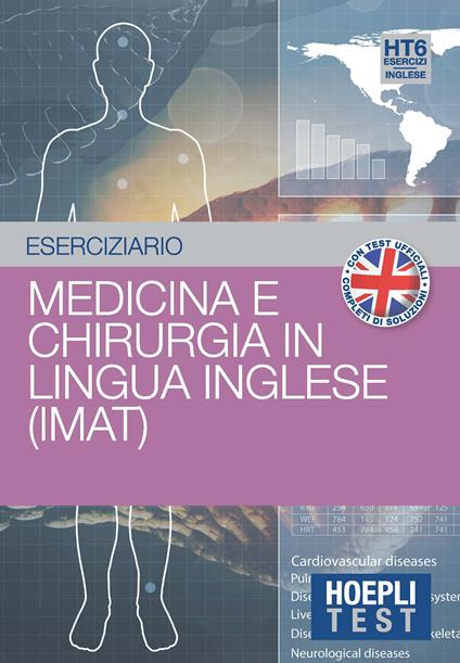 Hoepli test. Esercizi di medicina e chirurgia in lingua inglese (IMAT) - copertina