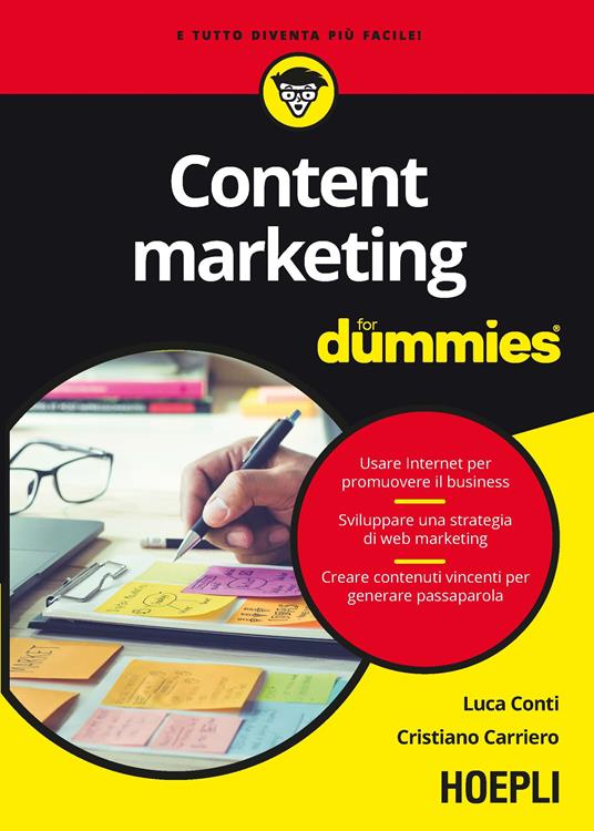Content marketing for dummies - Luca Conti,Cristiano Carriero - copertina