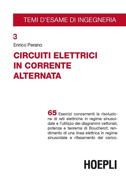 Circuiti elettrici in corrente alternata - Enrico Perano - copertina