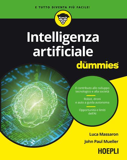 Intelligenza artificiale for dummies - Luca Massaron,John Paul Mueller - copertina