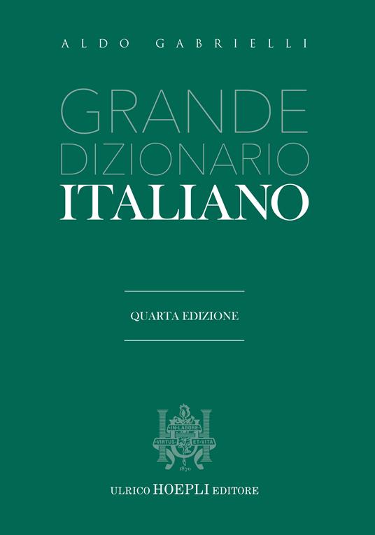 Grande dizionario italiano - Aldo Gabrielli - copertina
