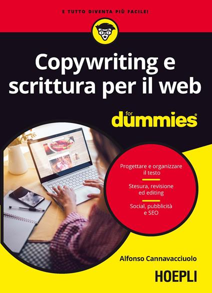 Copywriting e scrittura per il web for dummies - Alfonso Cannavacciuolo - copertina