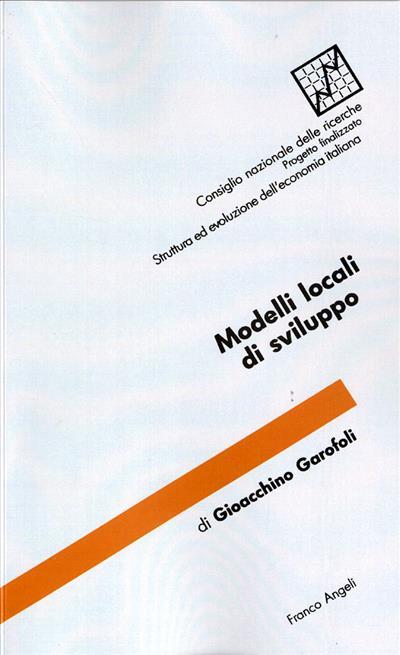 Modelli locali di sviluppo - Gioacchino Garofoli - copertina