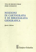 Nozioni di cartografia e di bibliografia geografica