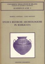 Studi e ricerche archeologiche in Basilicata