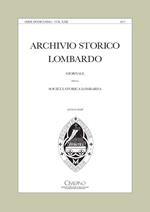 Archivio storico lombardo. Giornale della Società storica lombarda (2017). Vol. 22