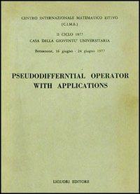 Pseudodifferential operator with applications - copertina