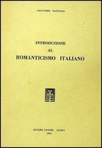 Romanticismo italiano - Salvatore Battaglia - copertina