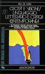 Cecità e visione. Linguaggio letterario e critica contemporanea