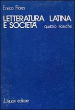 Letteratura latina e società