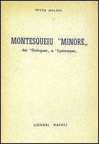 Montesquieu «Minore» - Nivea Melani - copertina