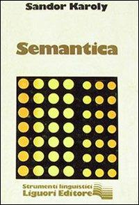 Semantica - Sandor Karoly - copertina