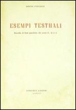 Esempi testuali (raccolta di fonti giuridiche dei secoli II-XI d. C.)