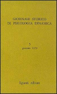 Giornale storico di psicologia dinamica. Vol. 3 - copertina