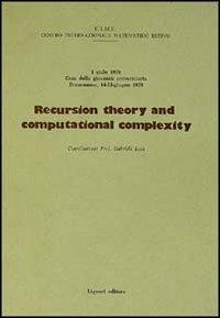 Recursion theory - copertina
