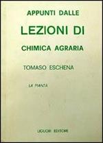 Appunti dalle lezioni chimica agraria. La pianta