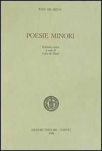 Poesie minori - Juan De Mena - copertina