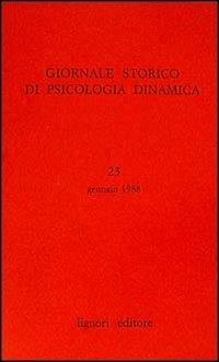 Giornale storico di psicologia dinamica. Vol. 23 - copertina