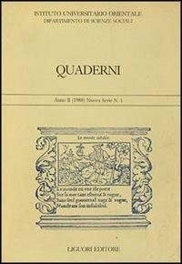 Quaderni. Vol. 1 - copertina