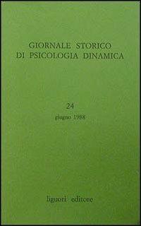 Giornale storico di psicologia dinamica. Vol. 24 - copertina