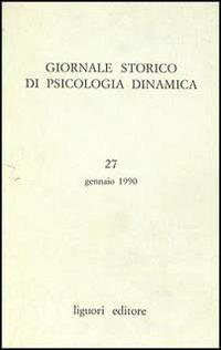 Giornale storico di psicologia dinamica. Vol. 27 - copertina