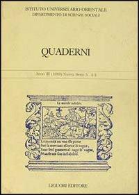 Quaderni. Vol. 3-4 - copertina