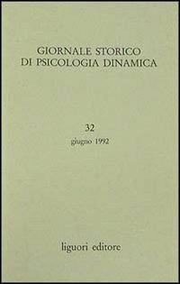 Giornale storico di psicologia dinamica. Vol. 32 - copertina